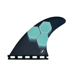 Aileron Futures Thruster - FAM1 RTM Hex Teal & Navy -Magasin D'Équipement De Sports Nautiques aileron futures thruster fam1 rtm hex teal navy 3