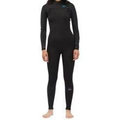 Magasin D'Équipement De Sports Nautiques -Magasin D'Équipement De Sports Nautiques combinaison billabong femme synergy chest zip 4 3mm black 1