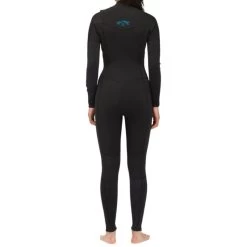 Combinaison Billabong Femme Synergy Chest Zip 4/3mm Black -Magasin D'Équipement De Sports Nautiques combinaison billabong femme synergy chest zip 4 3mm black 2
