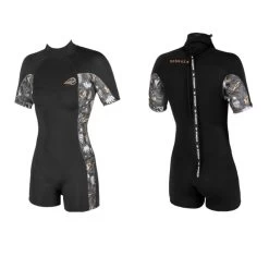Combinaison Soöruz Divine Shorty 2/2mm BZ -Magasin D'Équipement De Sports Nautiques combinaison sooruz divine shorty 2 2mm manches courtes back zip 4