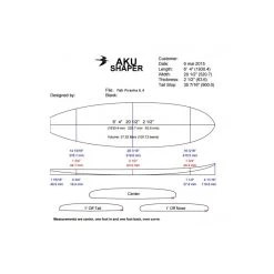 Planche Surf Blackwings 6'4" Fish Piranha Cristal Clear -Magasin D'Équipement De Sports Nautiques planche surf blackwings 6 4 fish piranha cristal clear 2