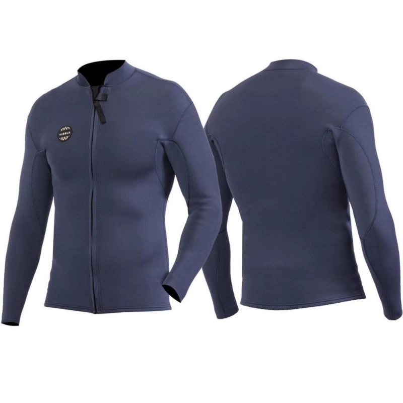 Top Néoprène Vissla Solid Sets 2mm FZ - Bleu 7 Top Néoprène Vissla Solid Sets 2mm FZ - Bleu – Image 5